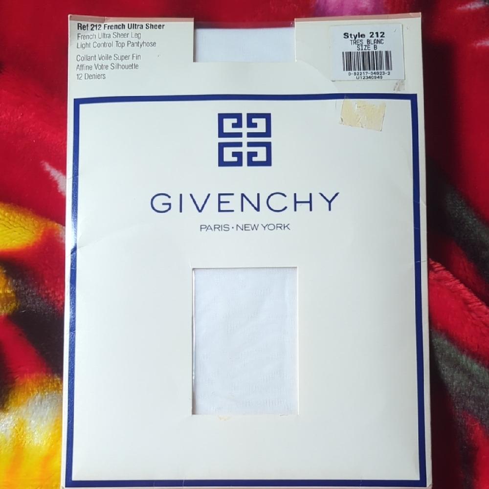 Vintage Givenchy Sheer Pantyhose Size B